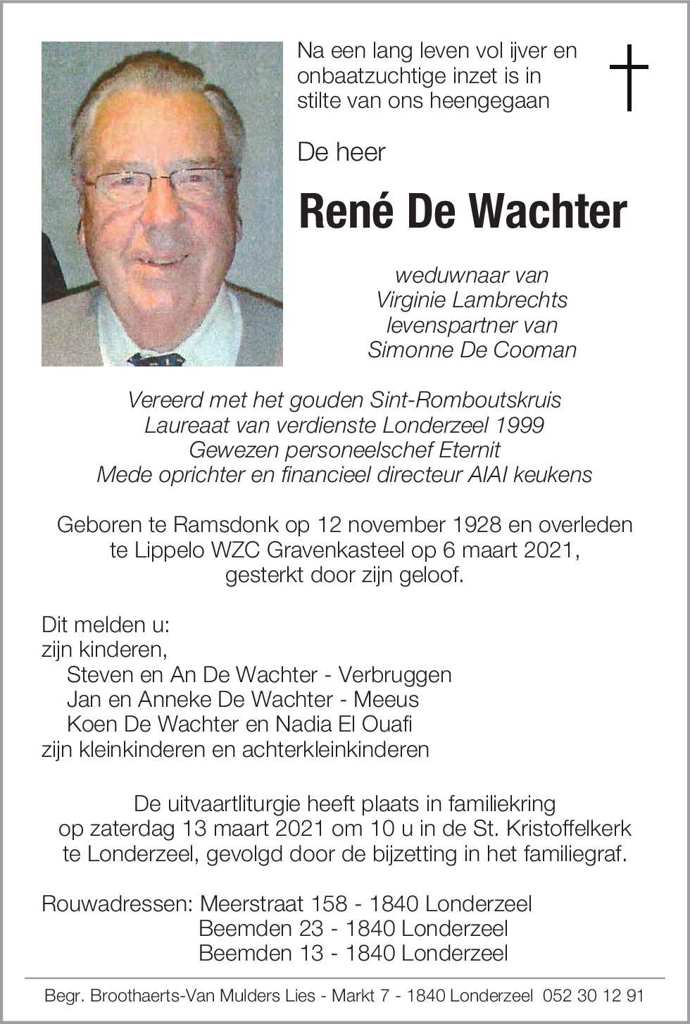 René De Wachter