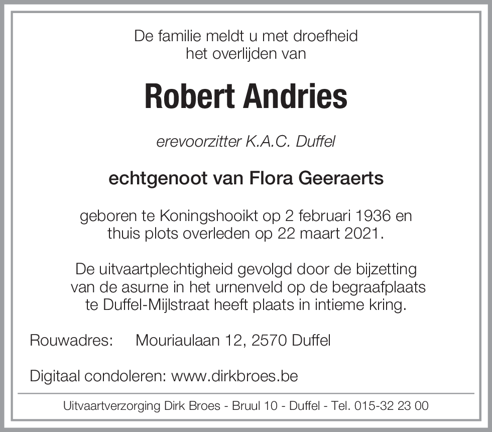 Robert Andries