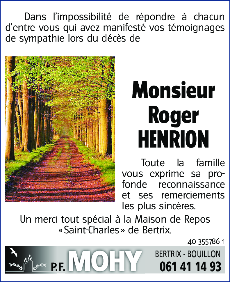 Roger HENRION