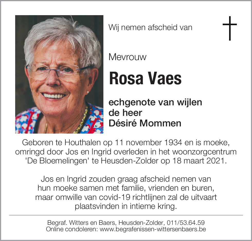 Rosa Vaes