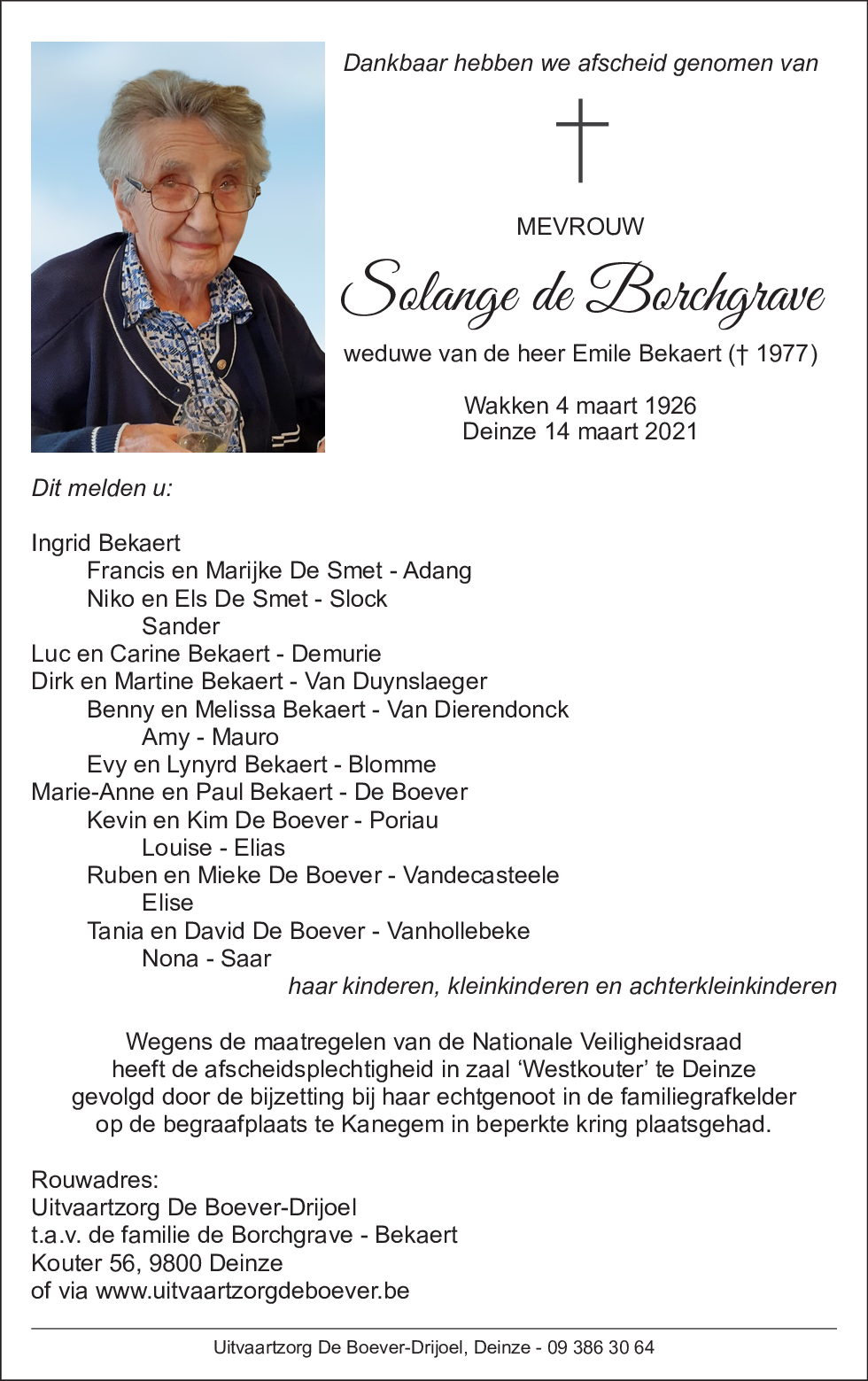 Solange de Borchgrave