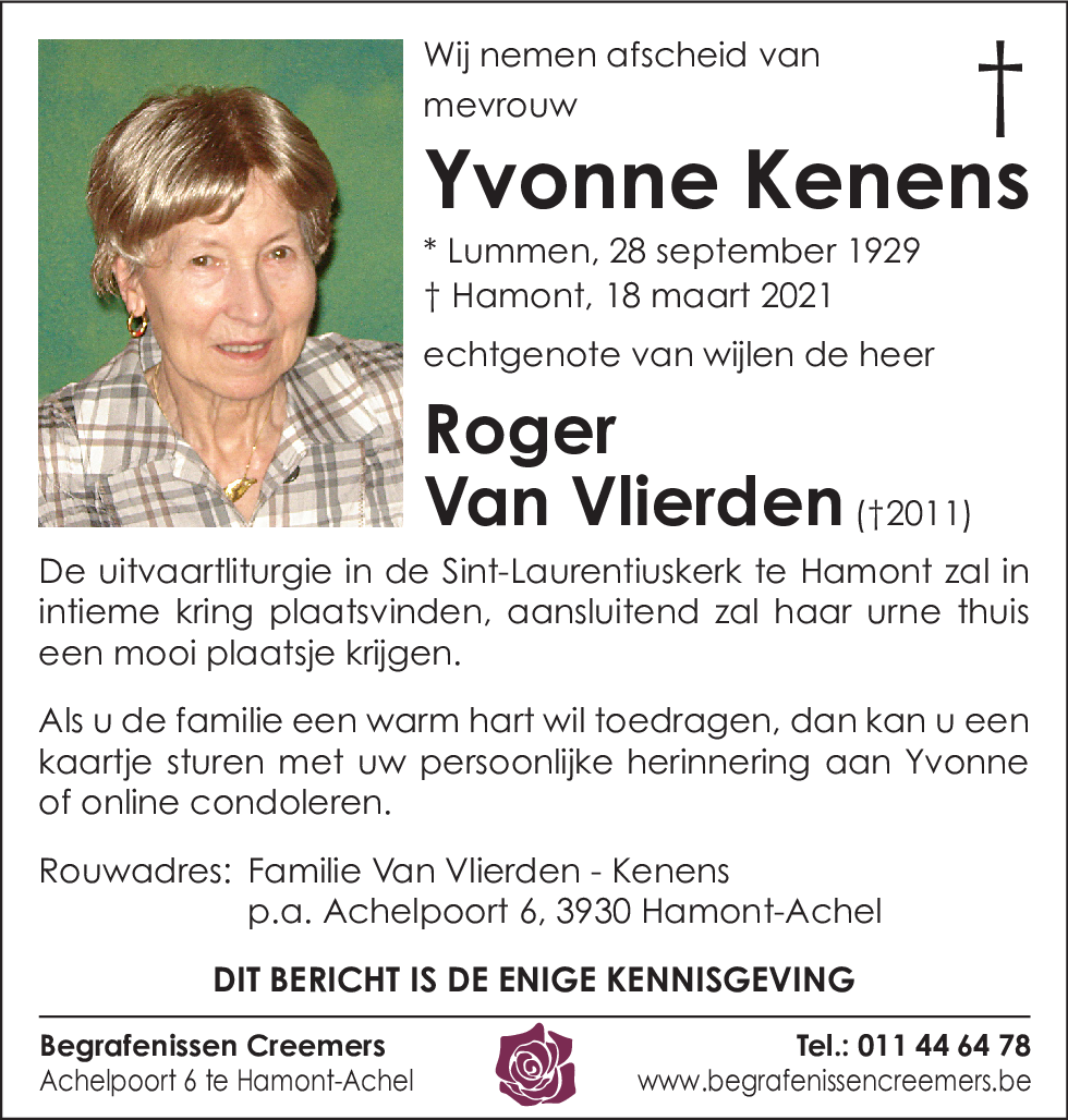 Yvonne Kenens