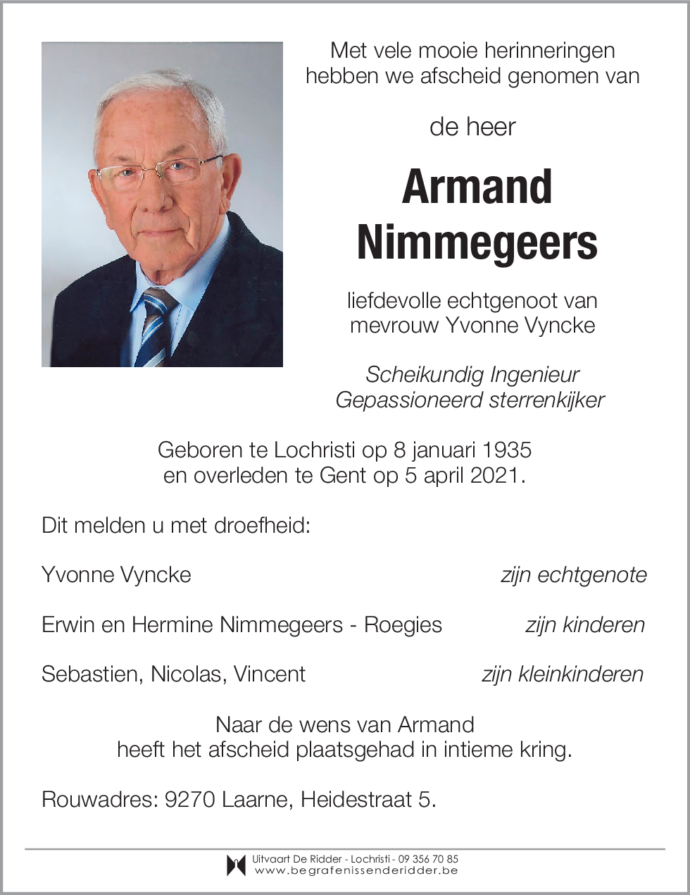 Armand Nimmegeers