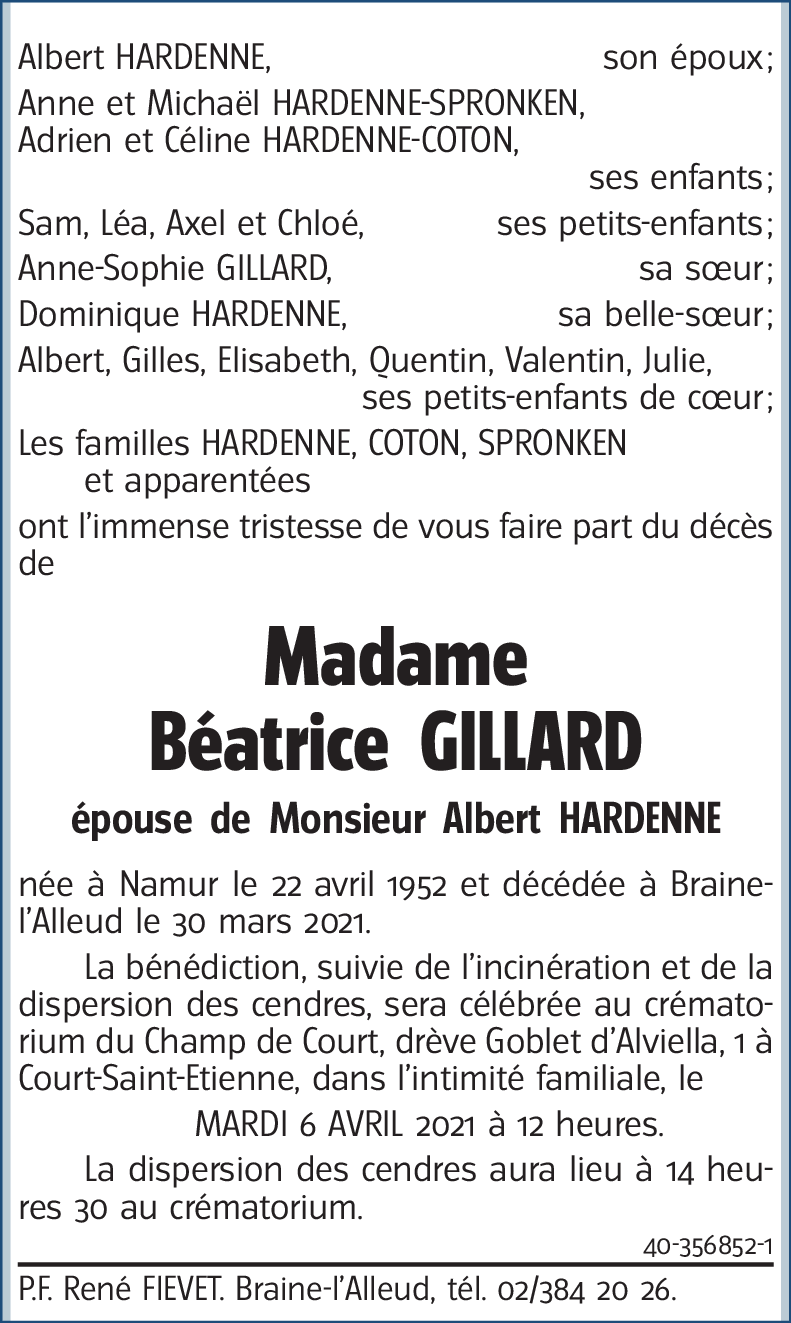 Béatrice GILLARD