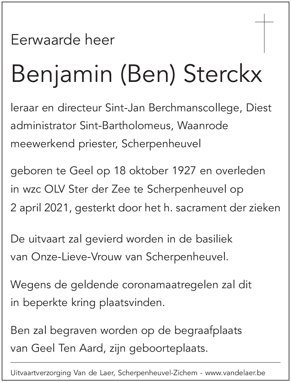 Benjamin Sterckx