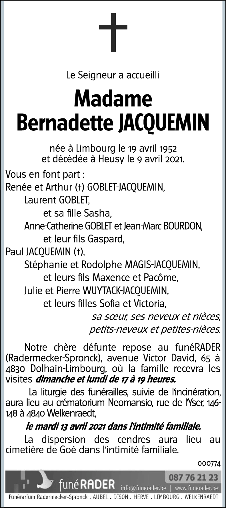 Bernadette JACQUEMIN