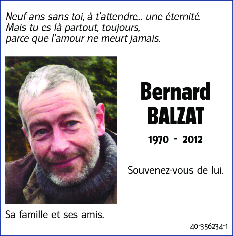 Bernard BALZAT