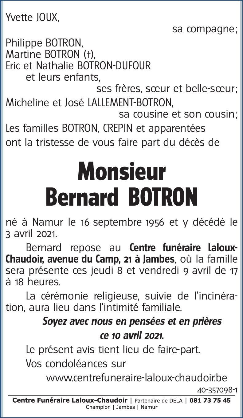 Bernard BOTRON