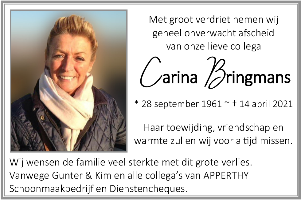 Carina Bringmans