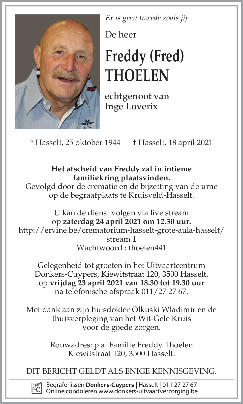 Freddy Thoelen
