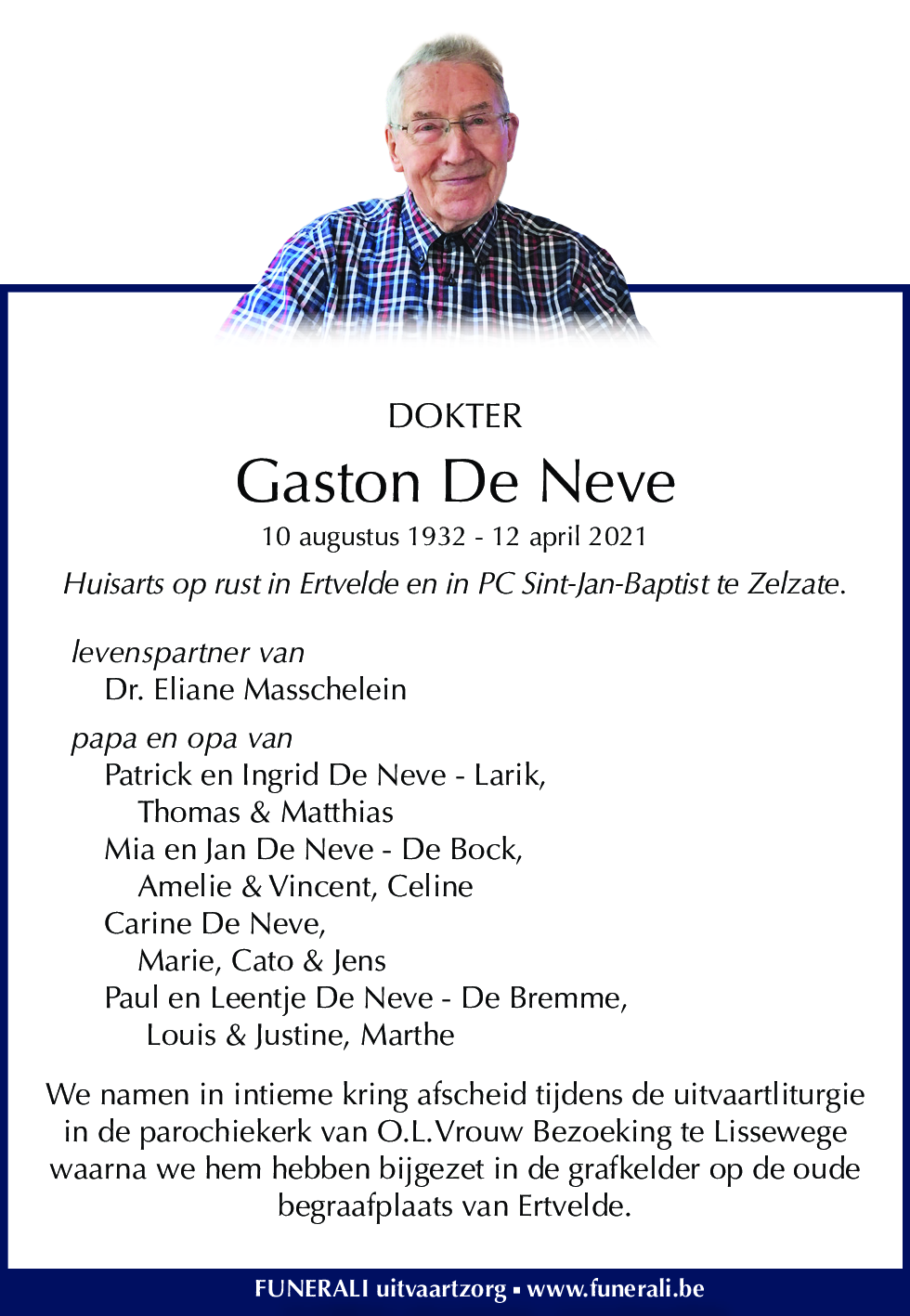 Gaston De Neve