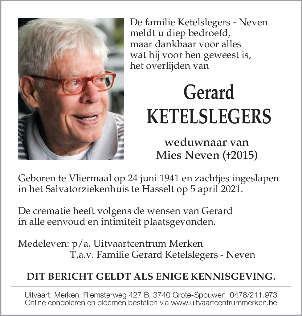 Gerard Ketelslegers