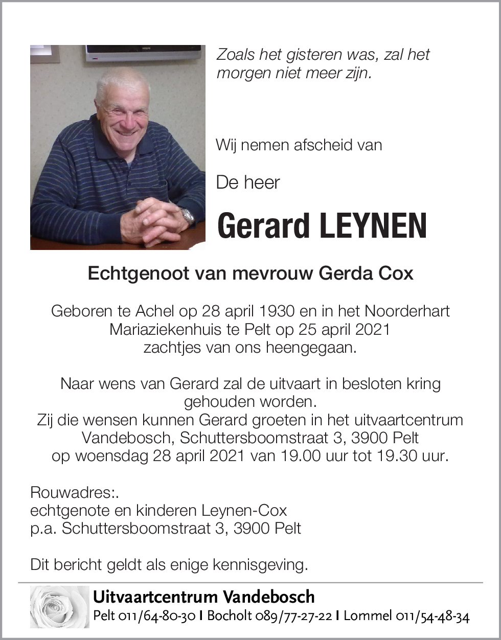 Gerard Leynen