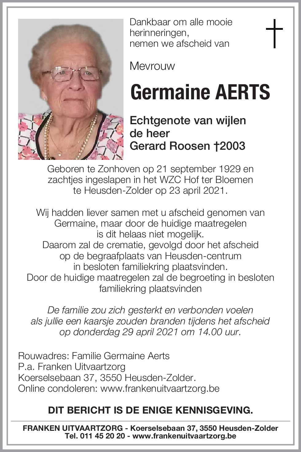 Germaine AERTS