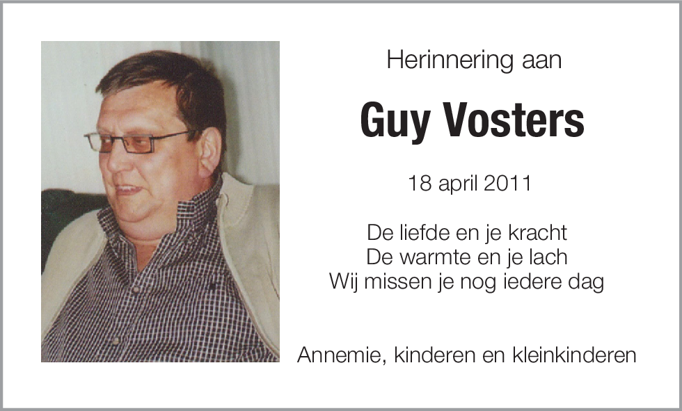 guy vosters