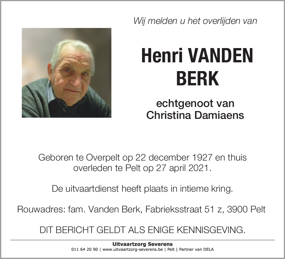 Henri Vanden Berk