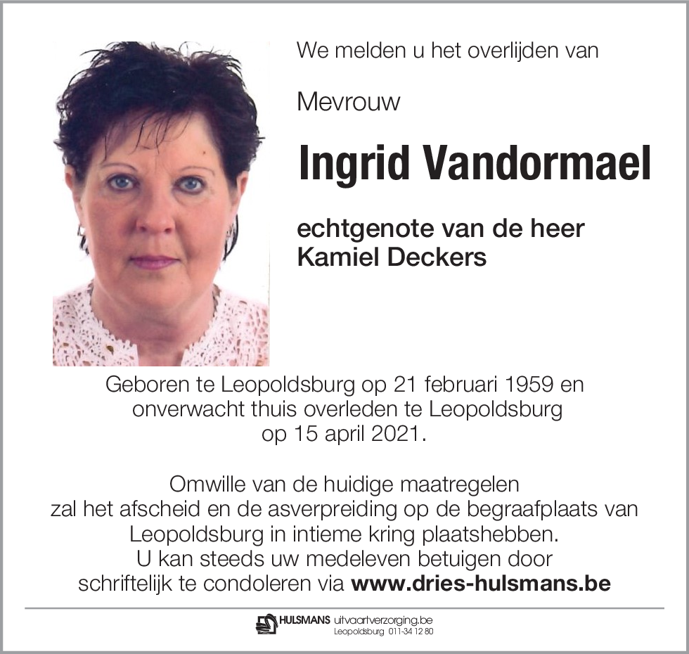 Ingrid Vandormael