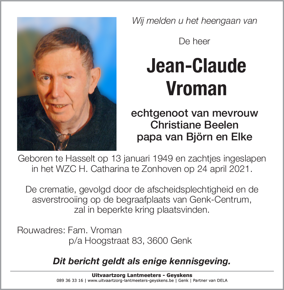 Jean-Claude Vroman