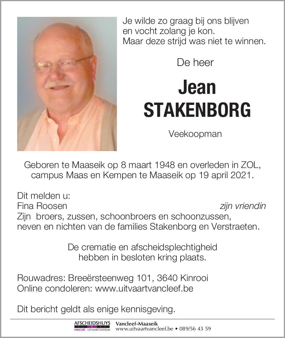 Jean Stakenborg