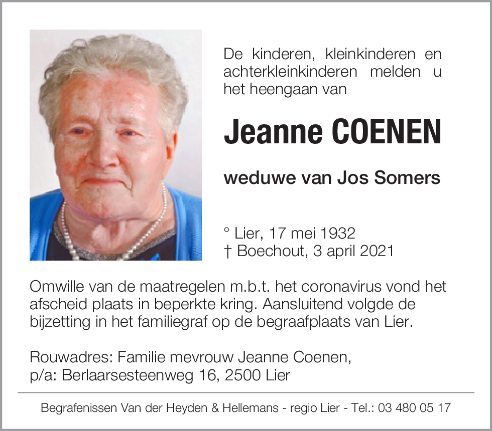 Jeanne Coenen