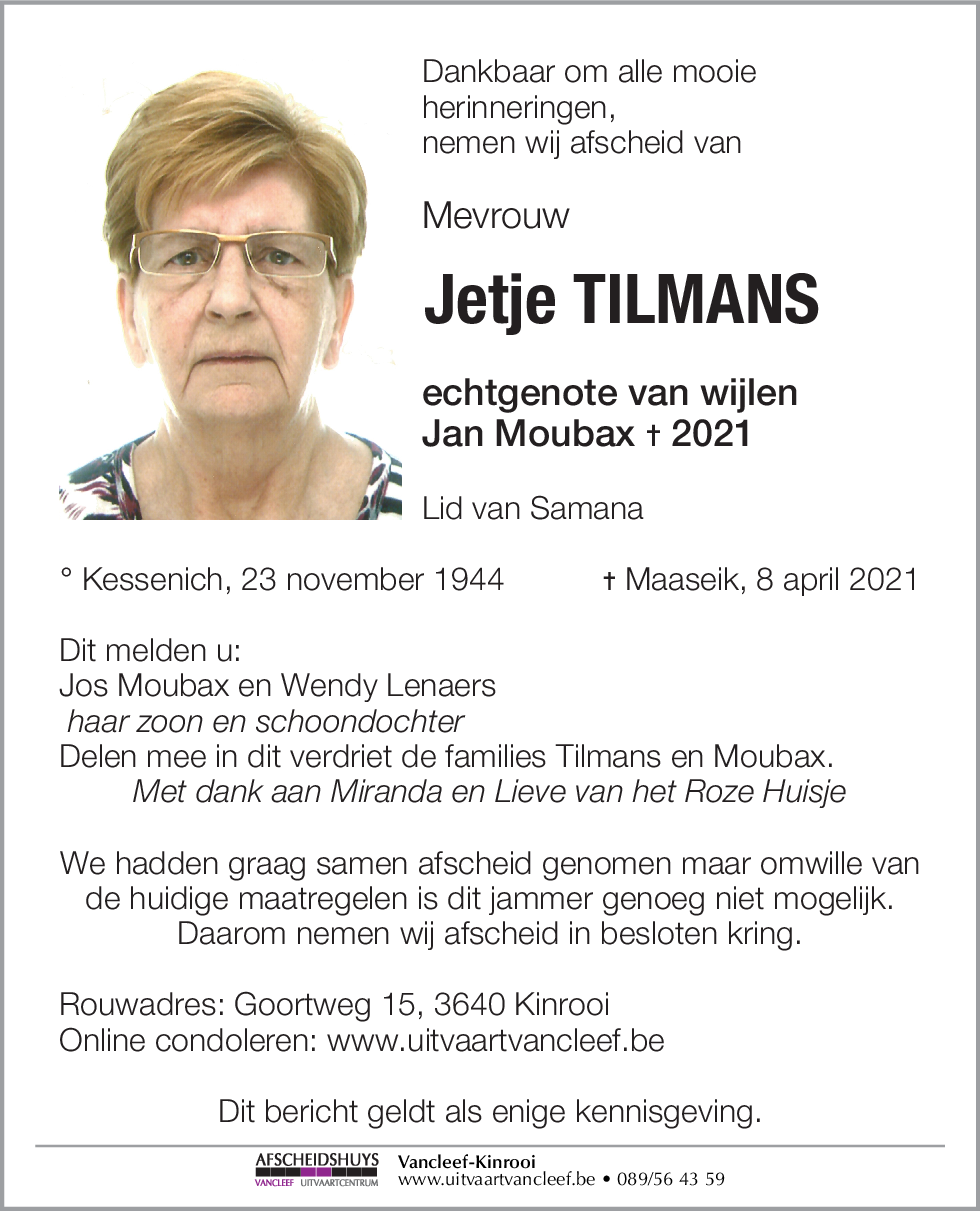 Jetje Tilmans