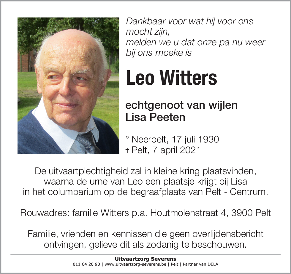 Leonardus Witters
