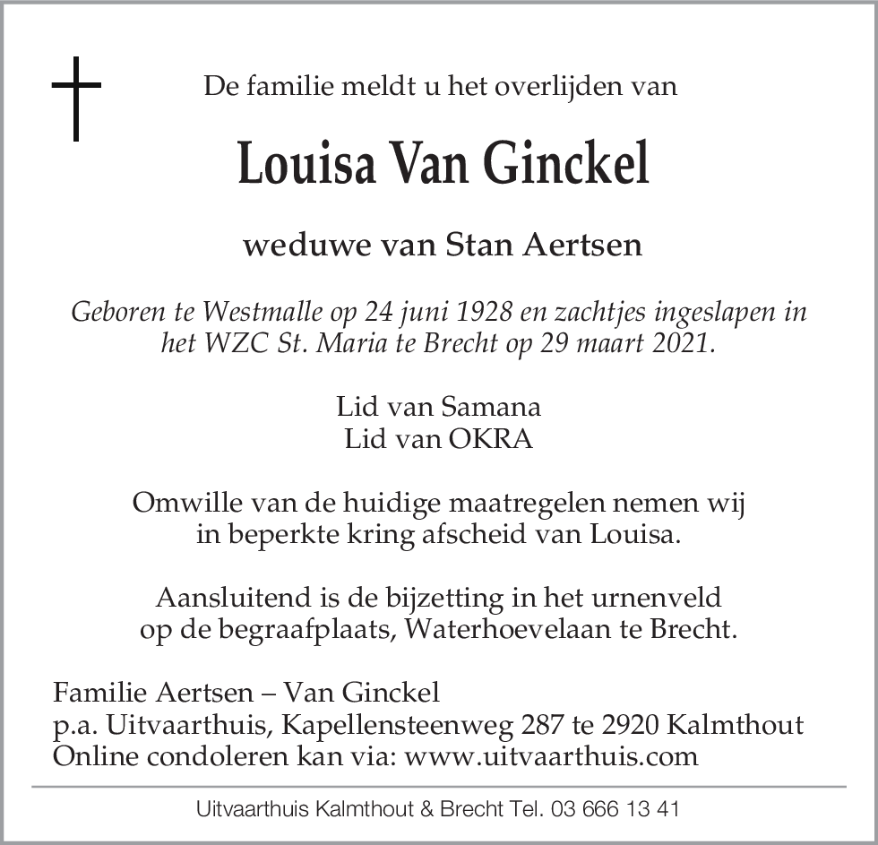 Louisa Van Ginckel