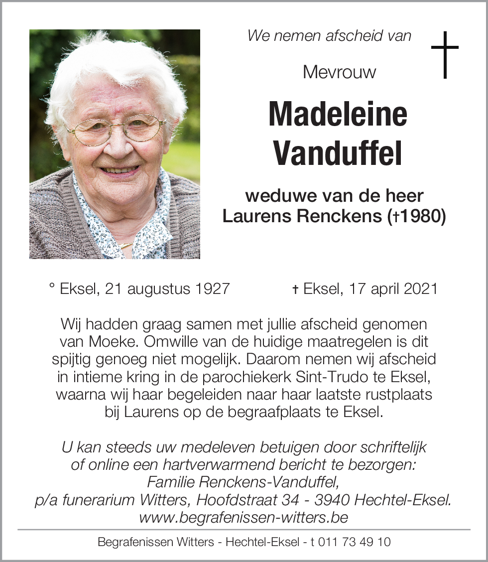 Madeleine Vanduffel