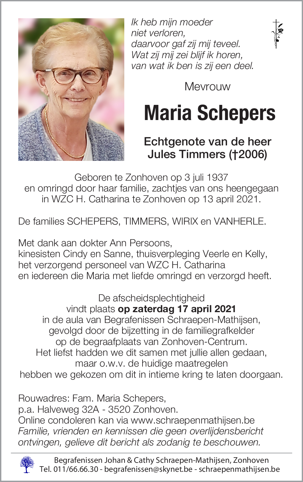 Maria Schepers