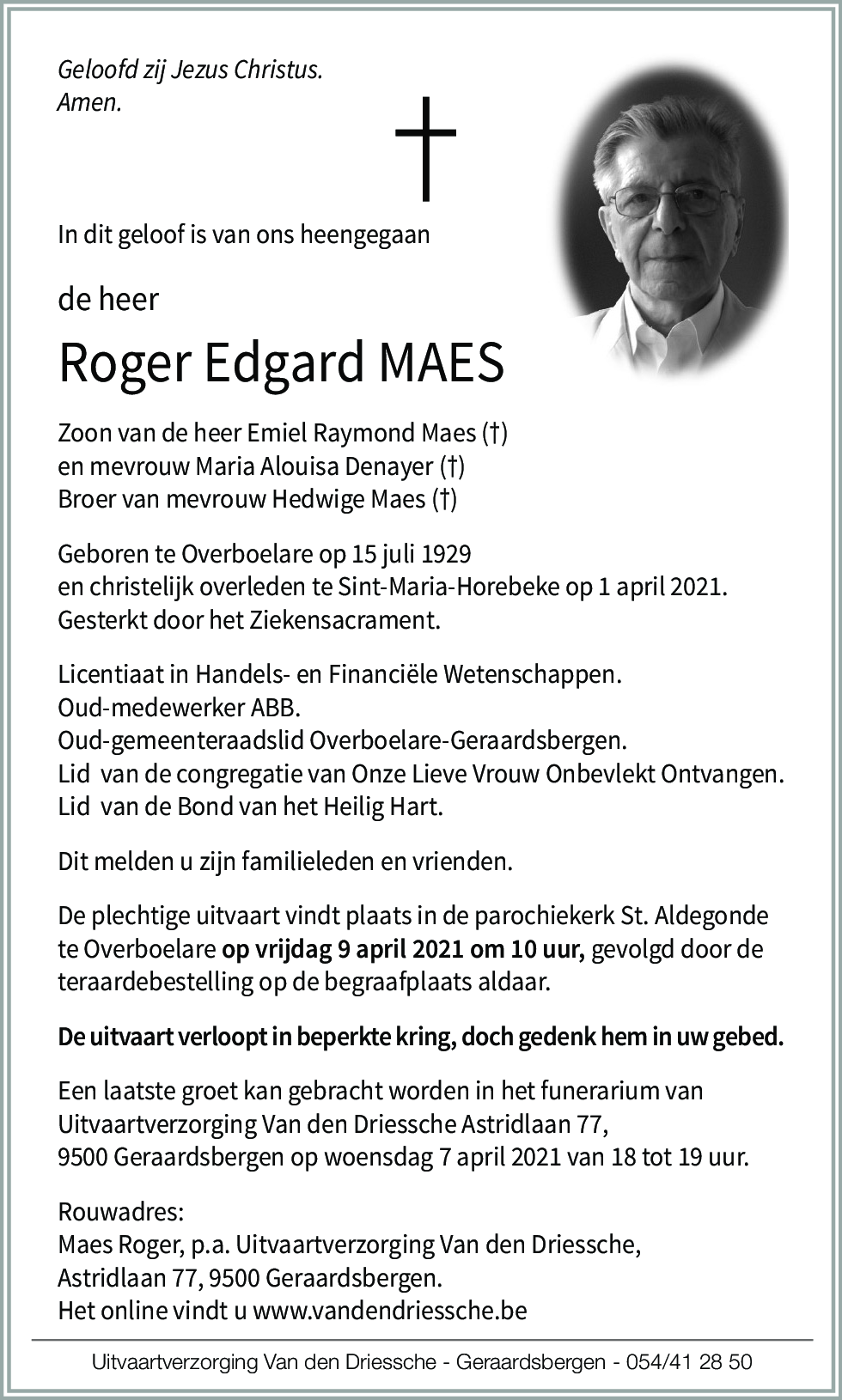 Roger Edgard Maes
