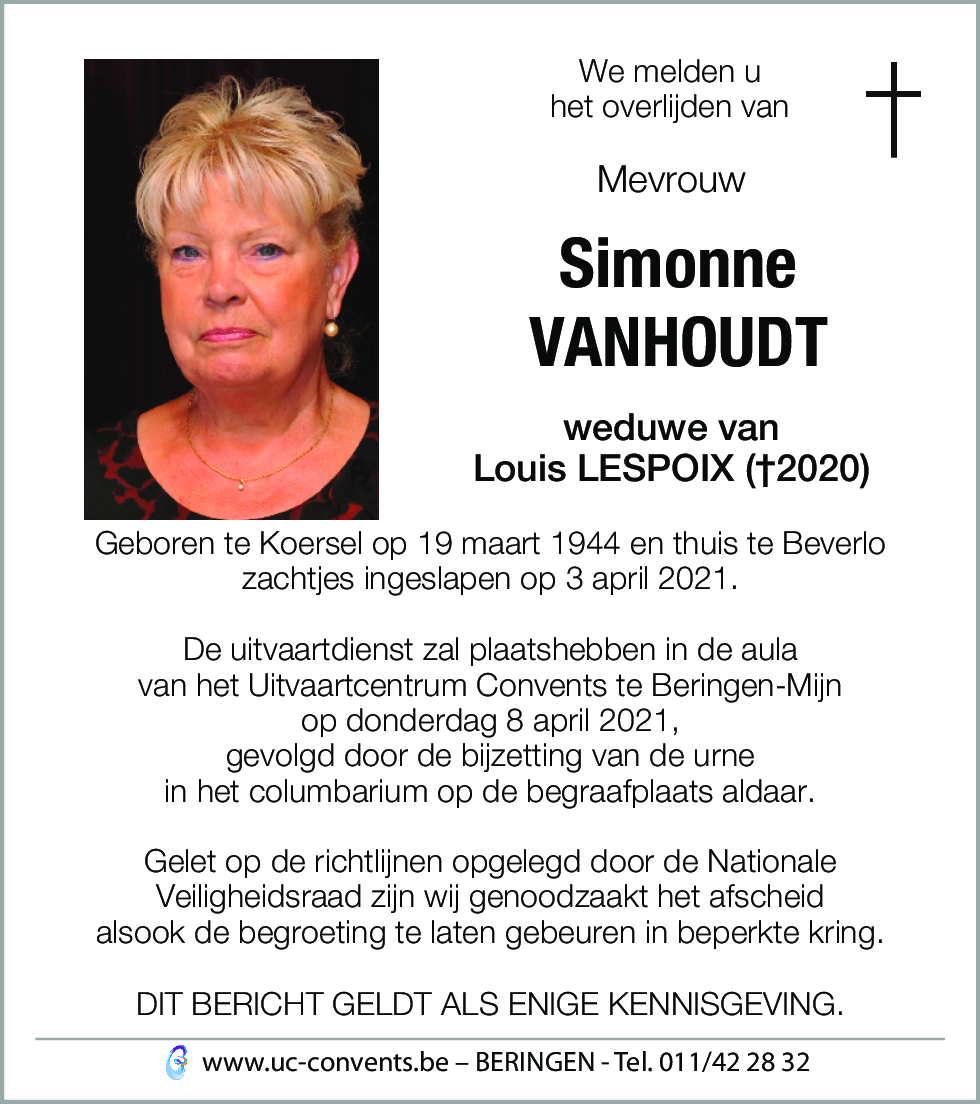 Simonne Vanhoudt