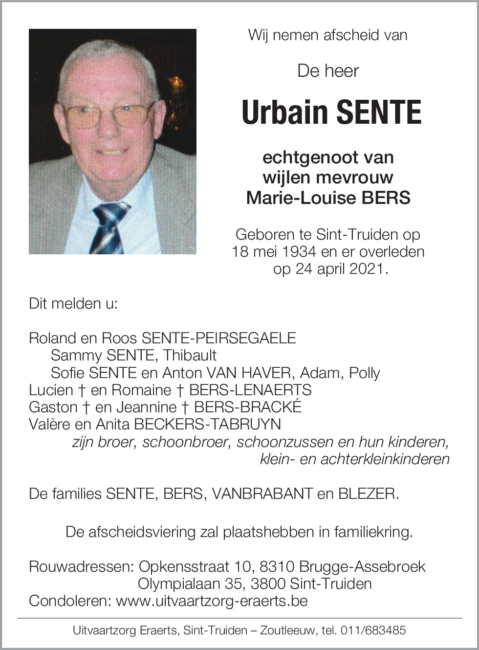 Urbain Sente