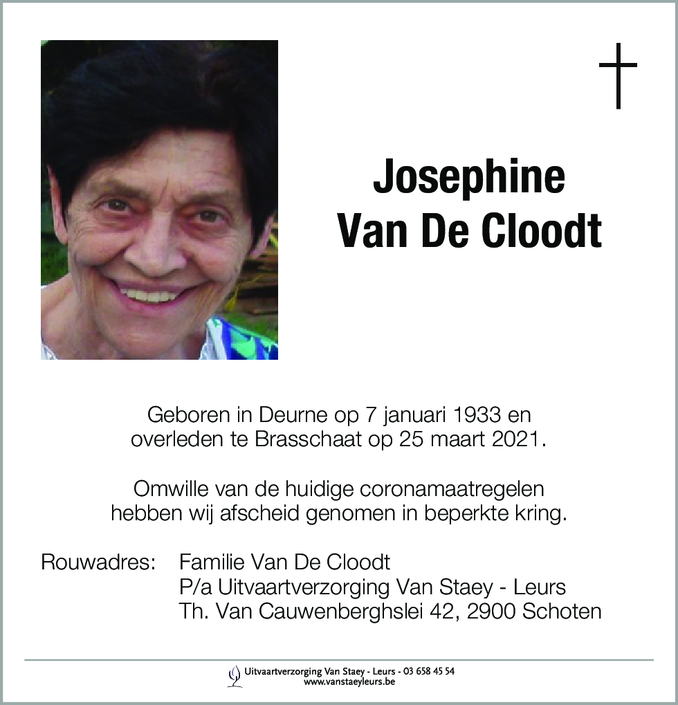 Van De Cloodt Josephina