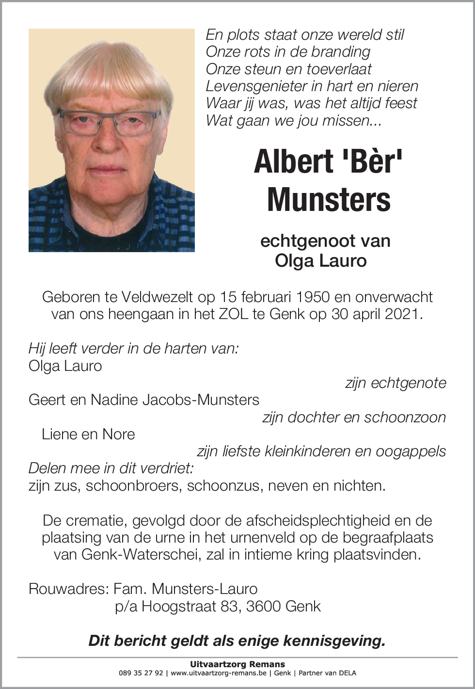 Albert Munsters