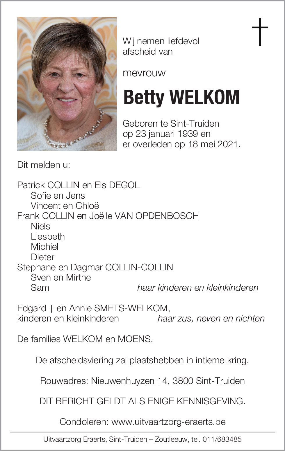 Betty Welkom