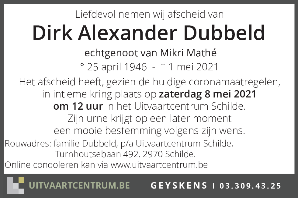 Dirk Alexander Dubbeld