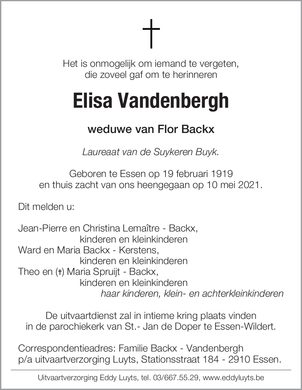 Elisa Vandenbergh