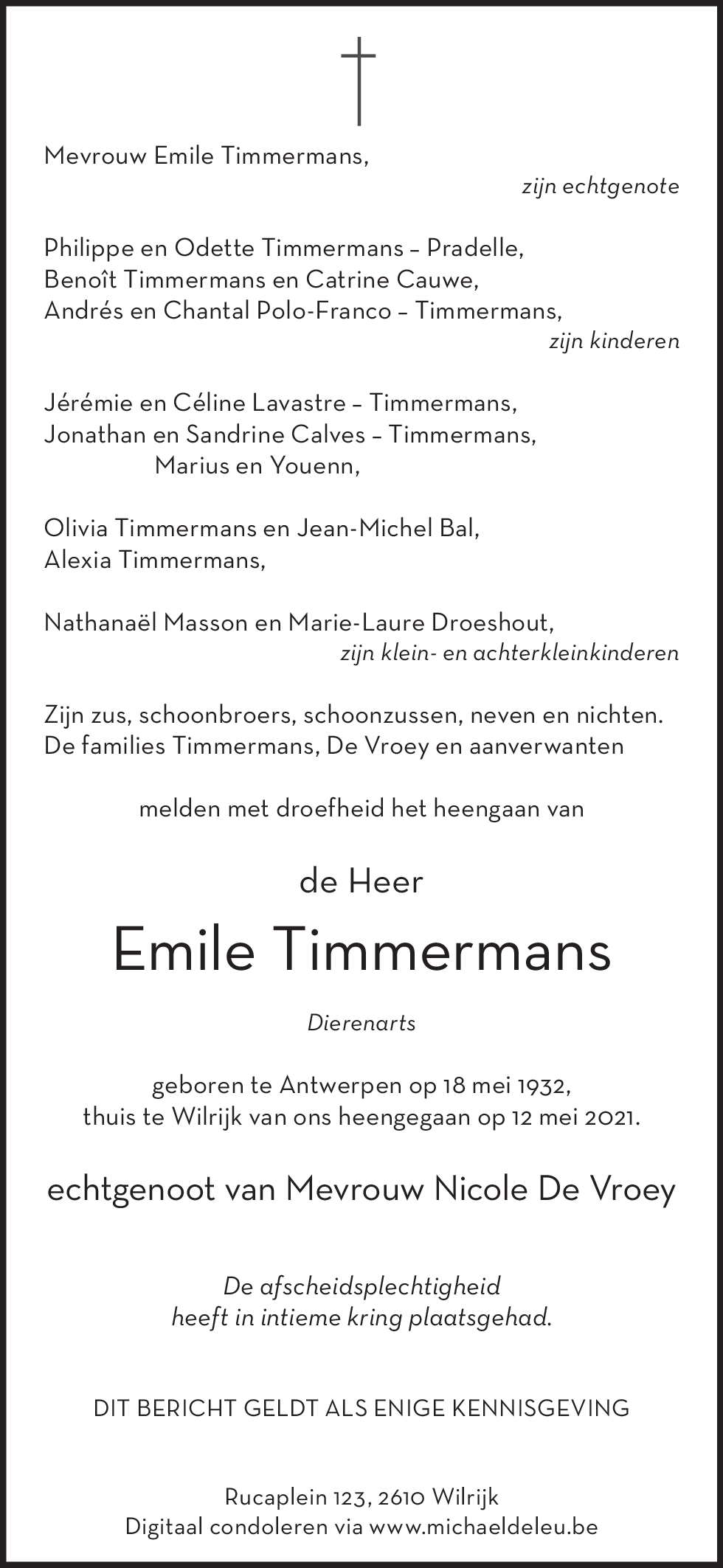 Emile Timmermans