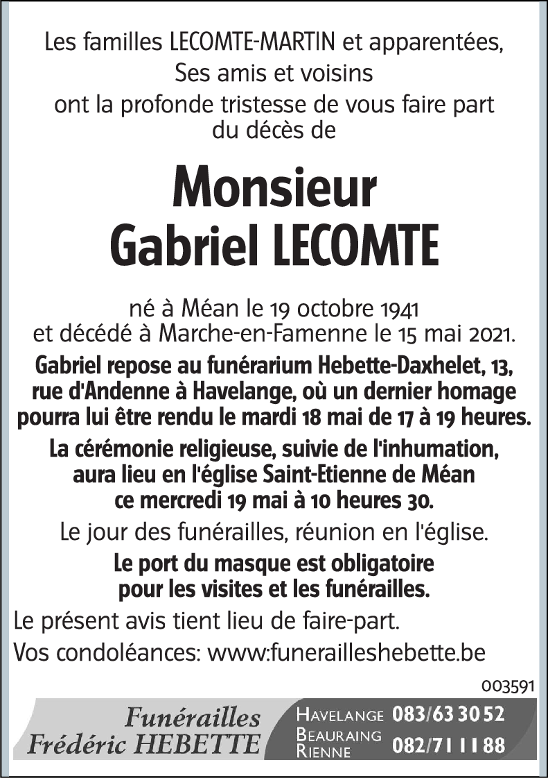 Gabriel LECOMTE