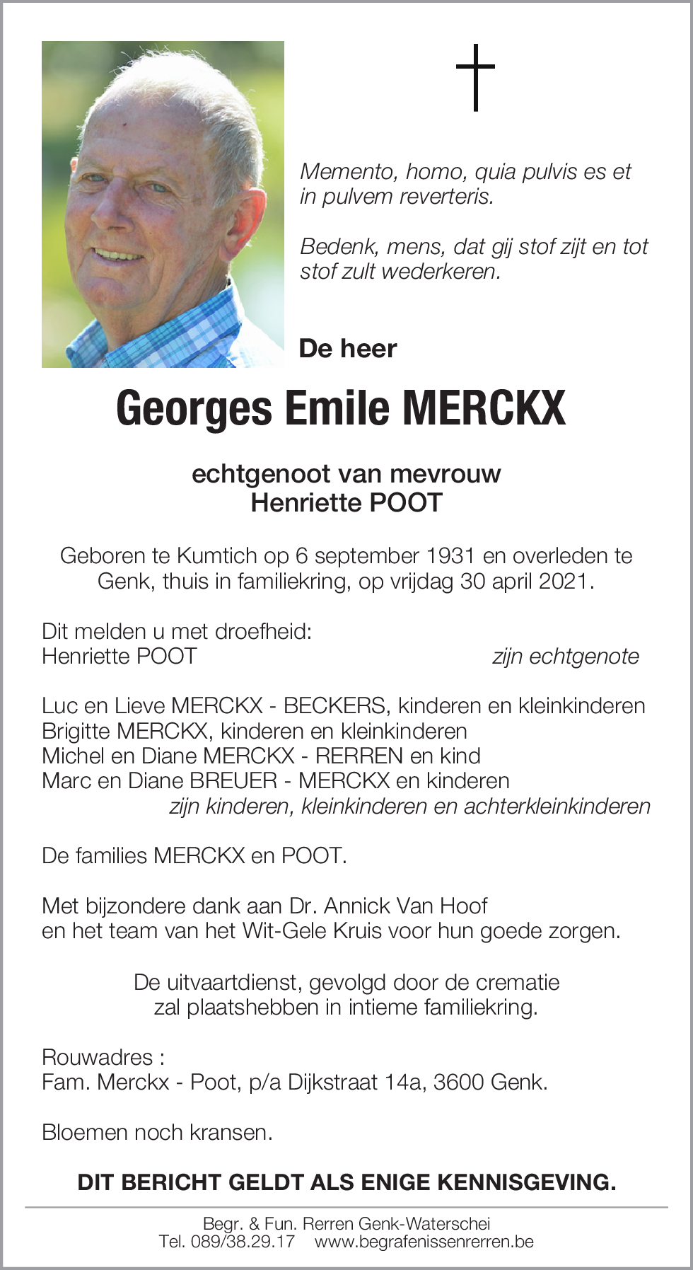 Georges Emile MERCKX