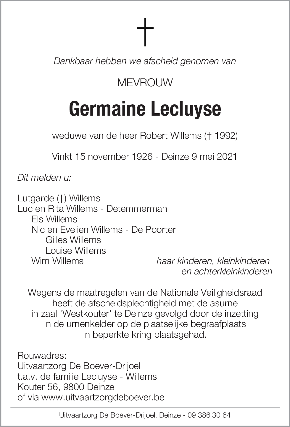 Germaine Lecluyse