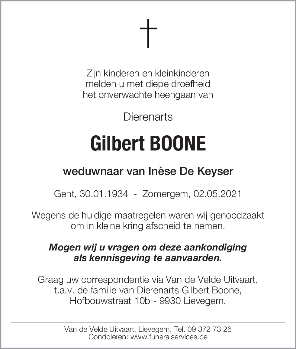 Gilbert Boone