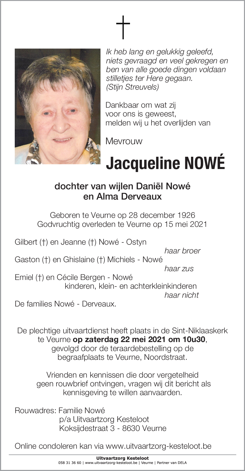 Jacqueline Nowé