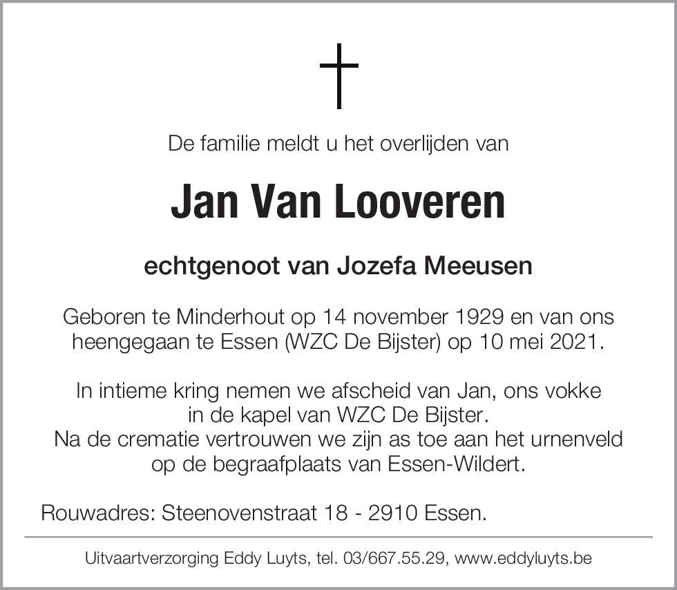 Jan Van Looveren