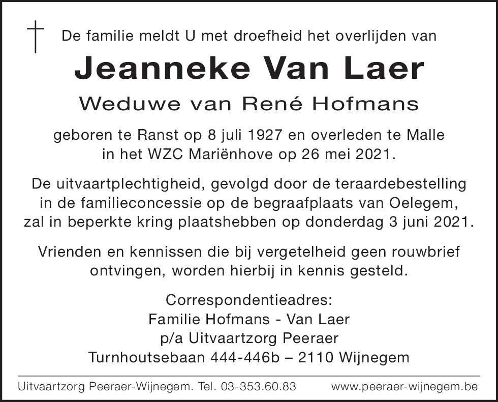 Joanna Van Laer
