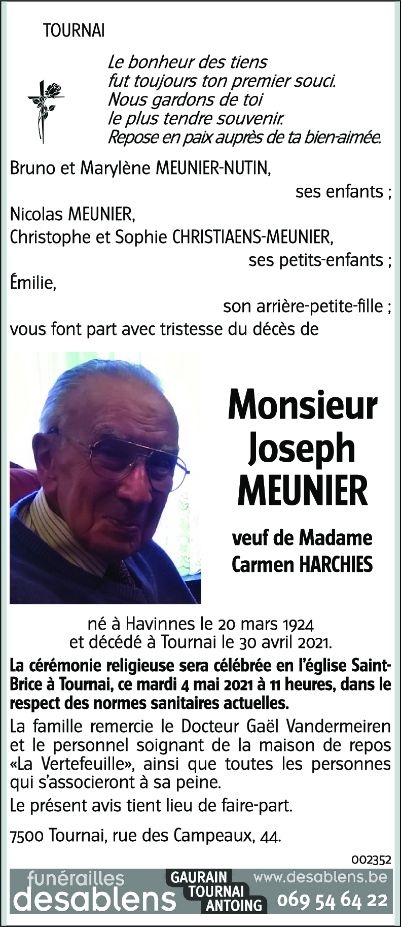 Joseph MEUNIER