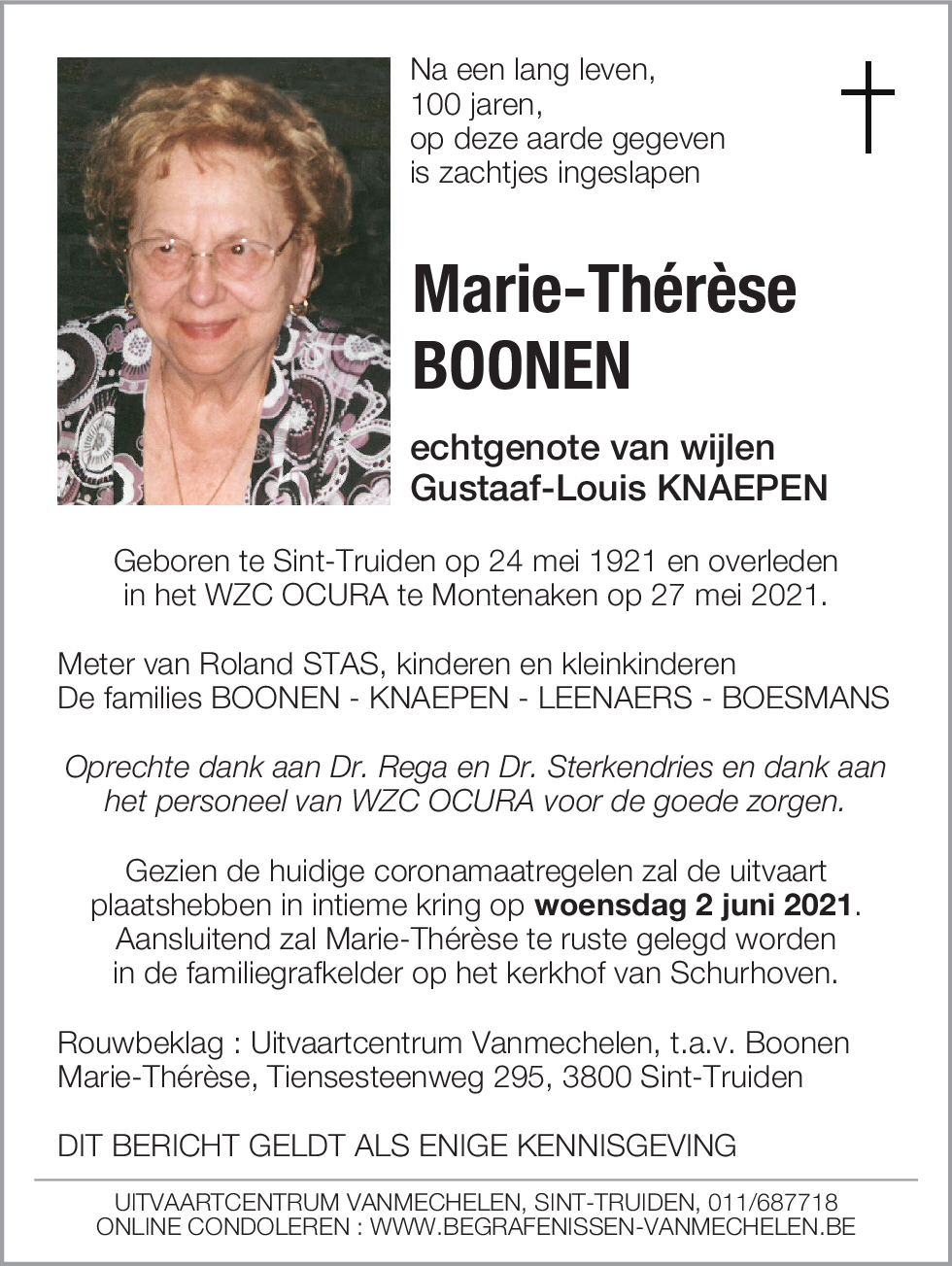 Marie-Thérèse Boonen