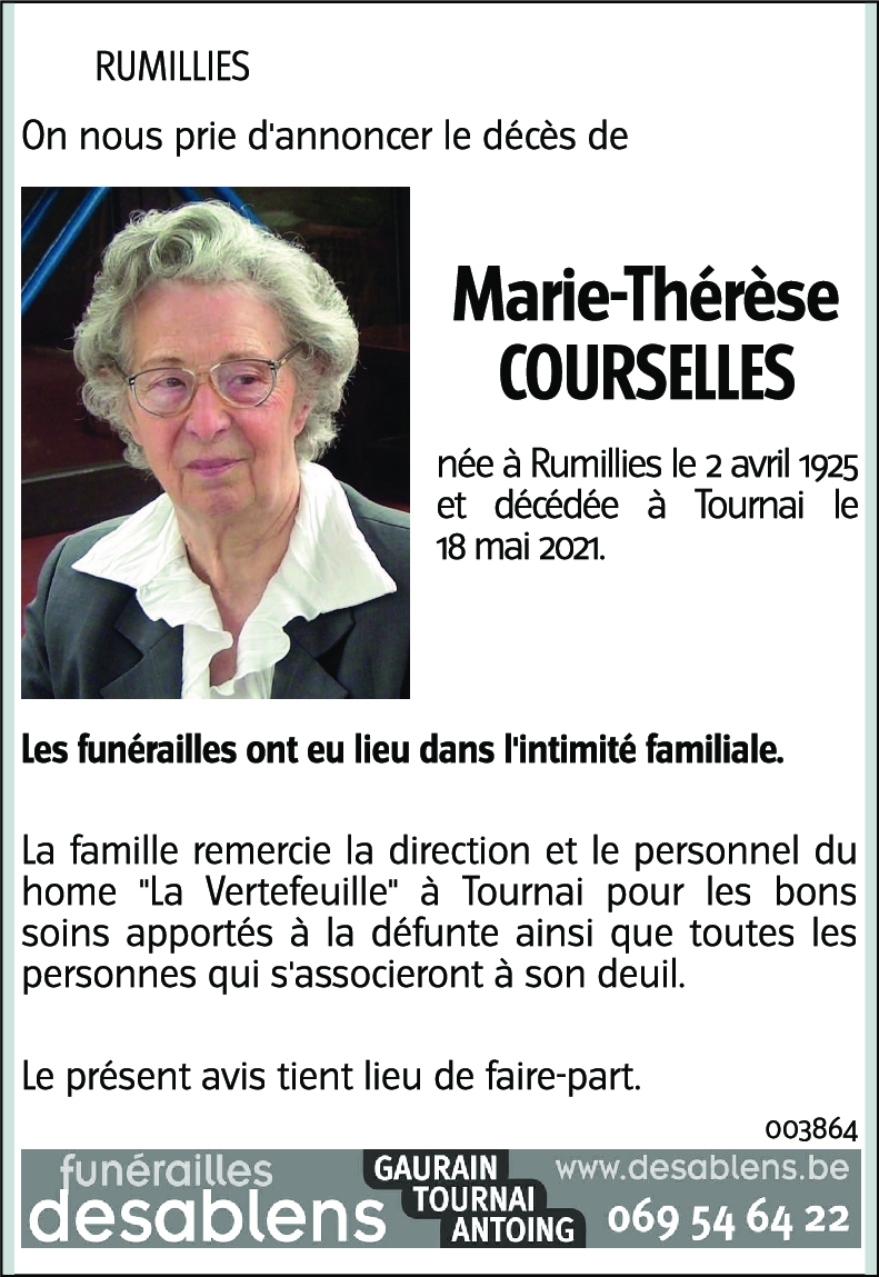 Marie-Thérèse COURSELLES
