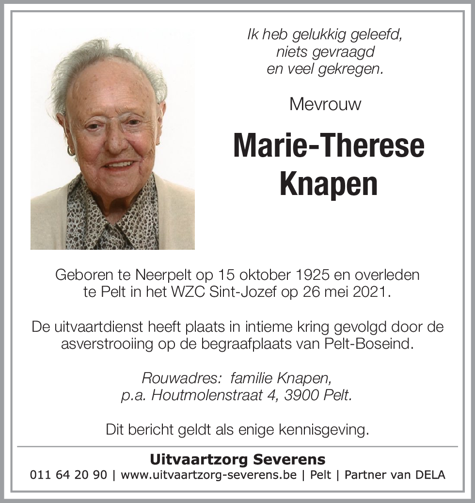 Marie-Therese Knapen