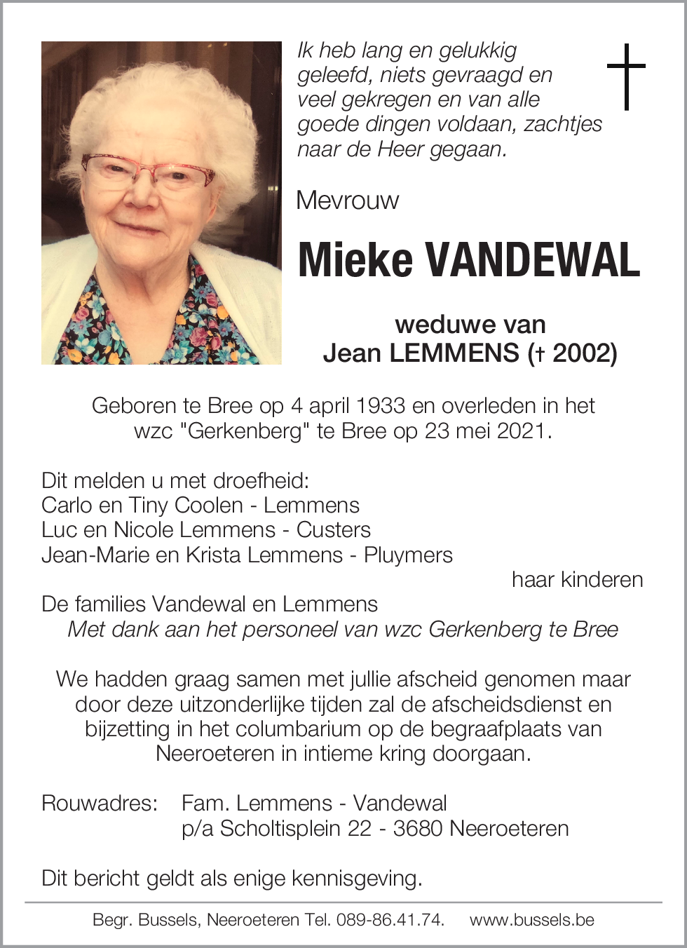 Mieke VANDEWAL